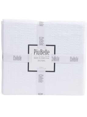 PiuBelle Waffle Knit coverlet - White